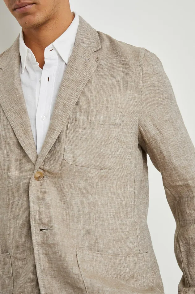 Jackets and Coats Men Rails Sorrento Blazer Bulgur