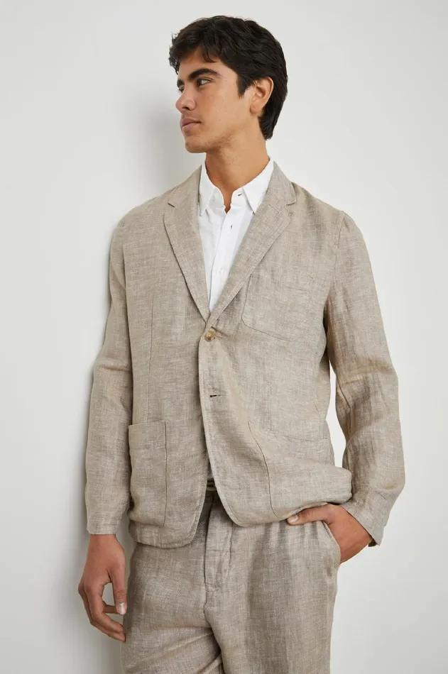Jackets and Coats Men Rails Sorrento Blazer Bulgur