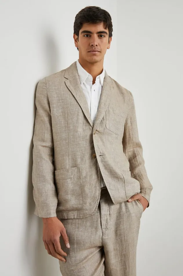 Jackets and Coats Men Rails Sorrento Blazer Bulgur