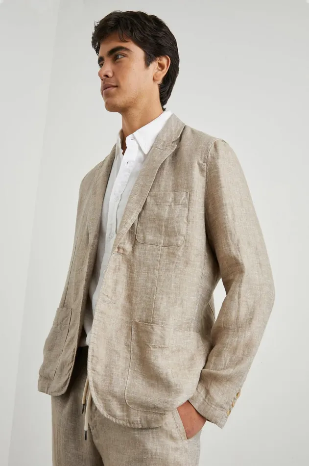 Jackets and Coats Men Rails Sorrento Blazer Bulgur