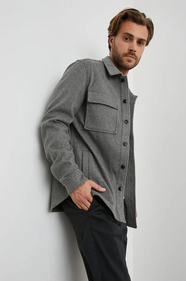 Jackets and Coats Men Rails Warner Shirt Jacket Grimoire