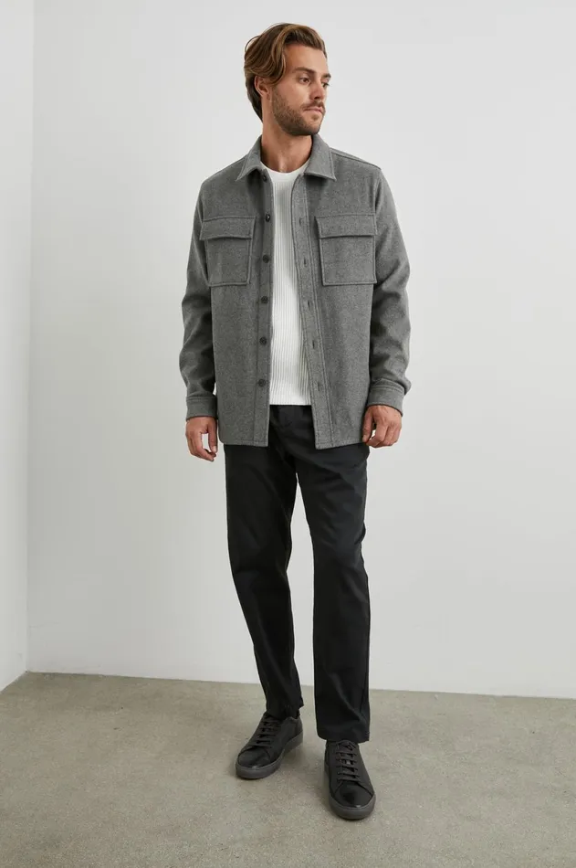 Jackets and Coats Men Rails Warner Shirt Jacket Grimoire