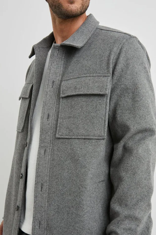 Jackets and Coats Men Rails Warner Shirt Jacket Grimoire
