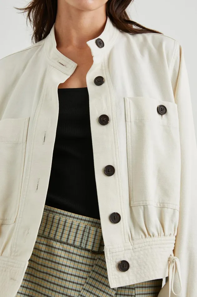 Jackets and Coats Women Rails Alma Jacket Ecru