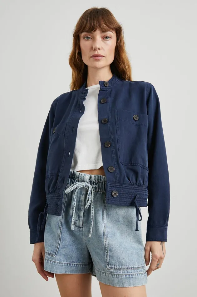 Jackets and Coats Women Rails Alma Jacket Navy