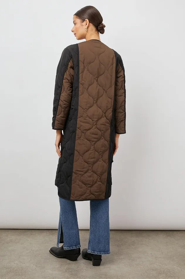 Jackets and Coats Women Rails Andres Jacket Black Brown Mix