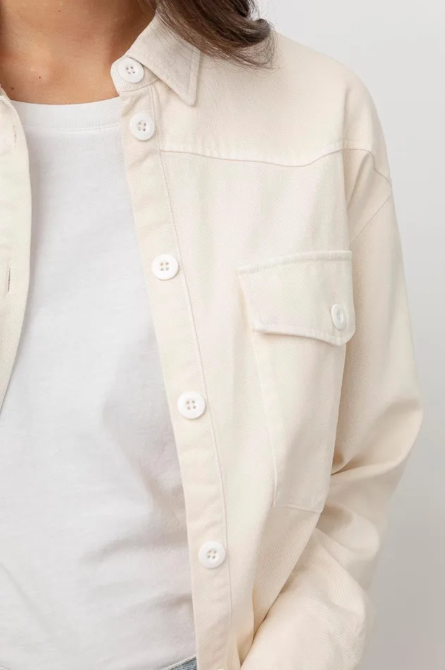 Jackets and Coats Women Rails August Shirt Jacket Ecru