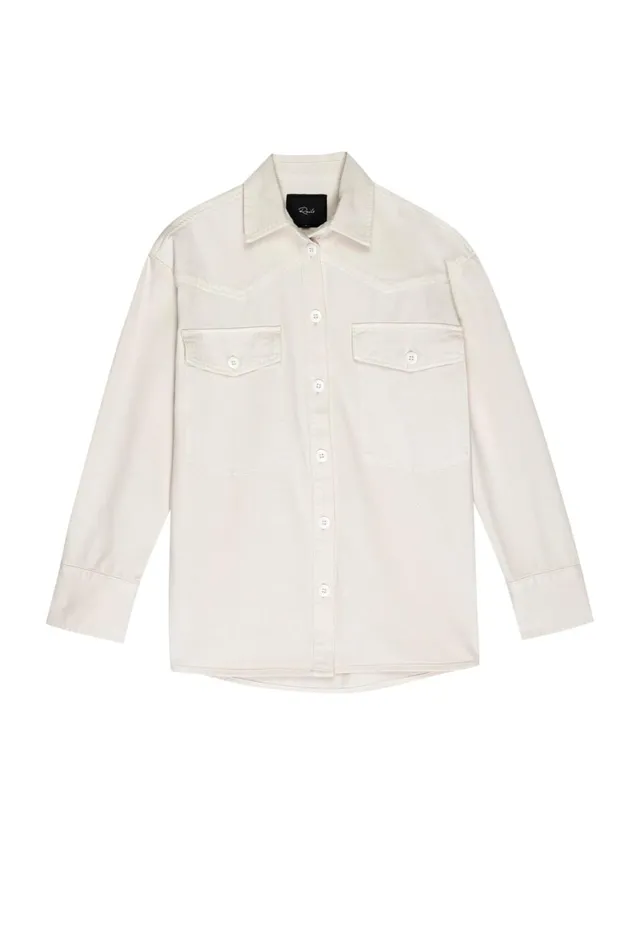 Jackets and Coats Women Rails August Shirt Jacket Ecru