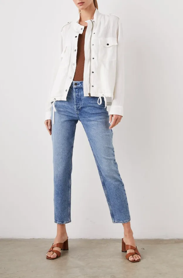 Jackets and Coats Women Rails Collins Jacket Gauze White