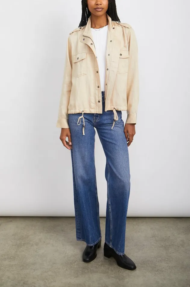 Jackets and Coats Women Rails Collins Jacket Khaki Twill