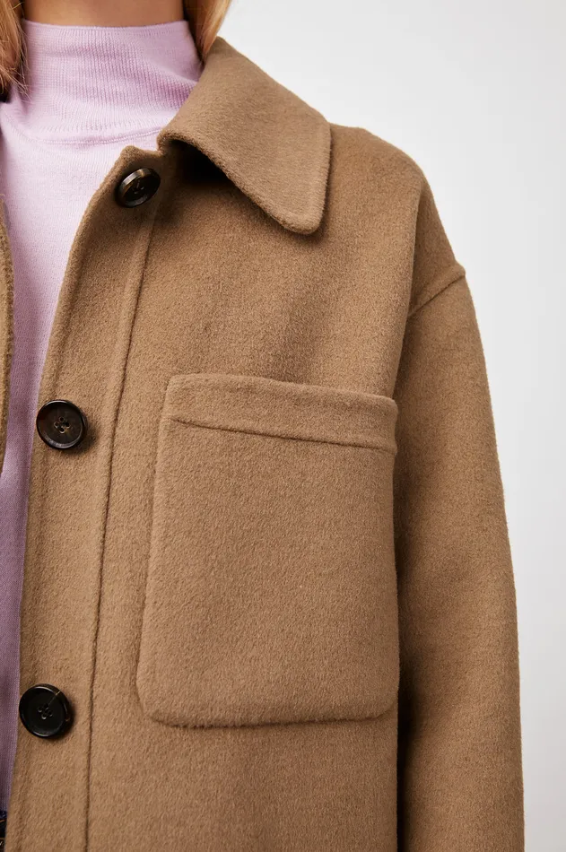 Jackets and Coats Women Rails Connie Shirt Jacket Camel