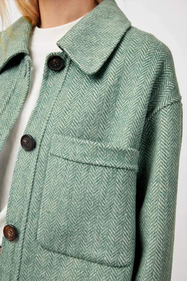 Jackets and Coats Women Rails Connie Shirt Jacket Kelly Herringbone