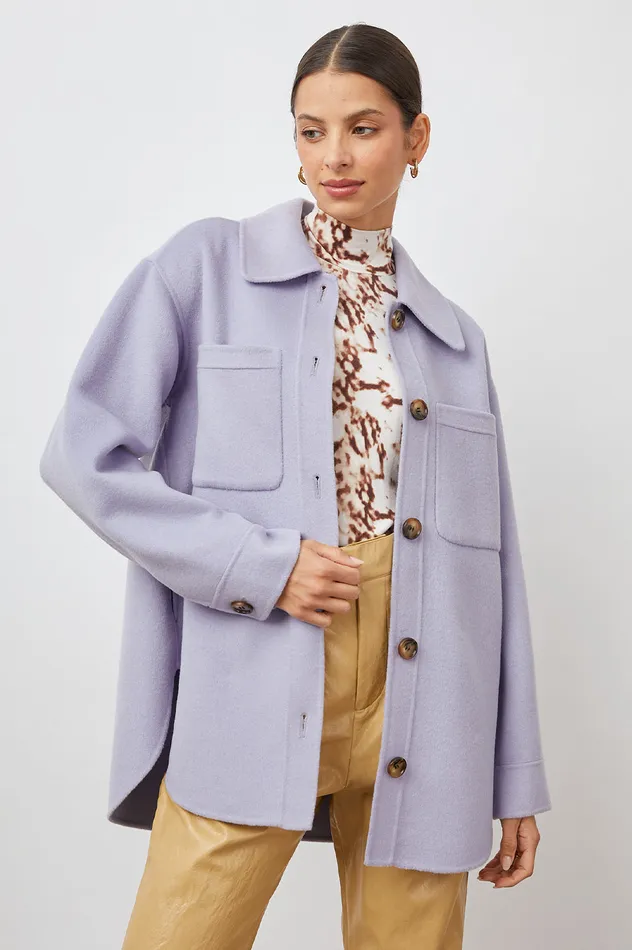 Jackets and Coats Women Rails Connie Shirt Jacket Lilac