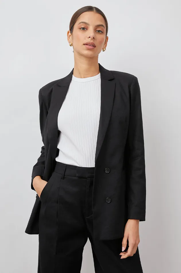 Jackets and Coats Women Rails Jac Blazer Black