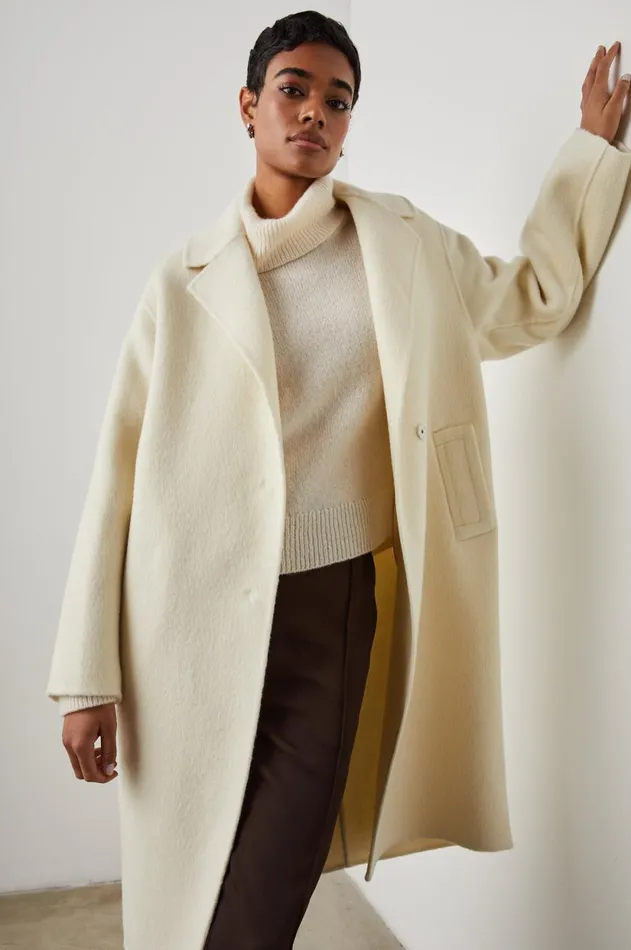 Jackets and Coats Women Rails Lore Coat Ivory
