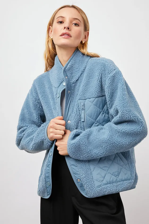 Jackets and Coats Women Rails Lorna Jacket Steel Blue