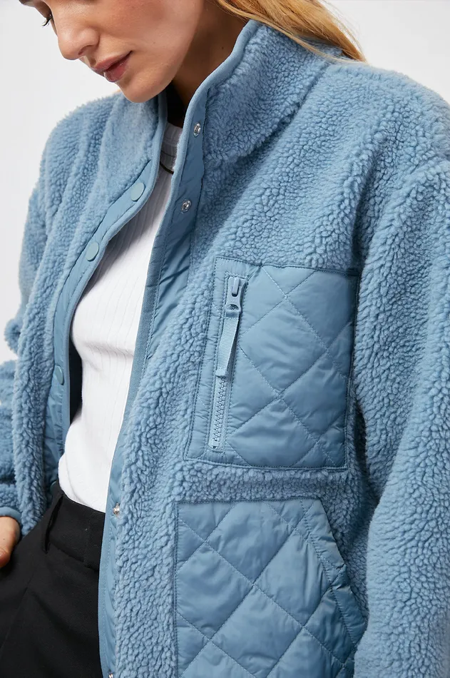 Jackets and Coats Women Rails Lorna Jacket Steel Blue