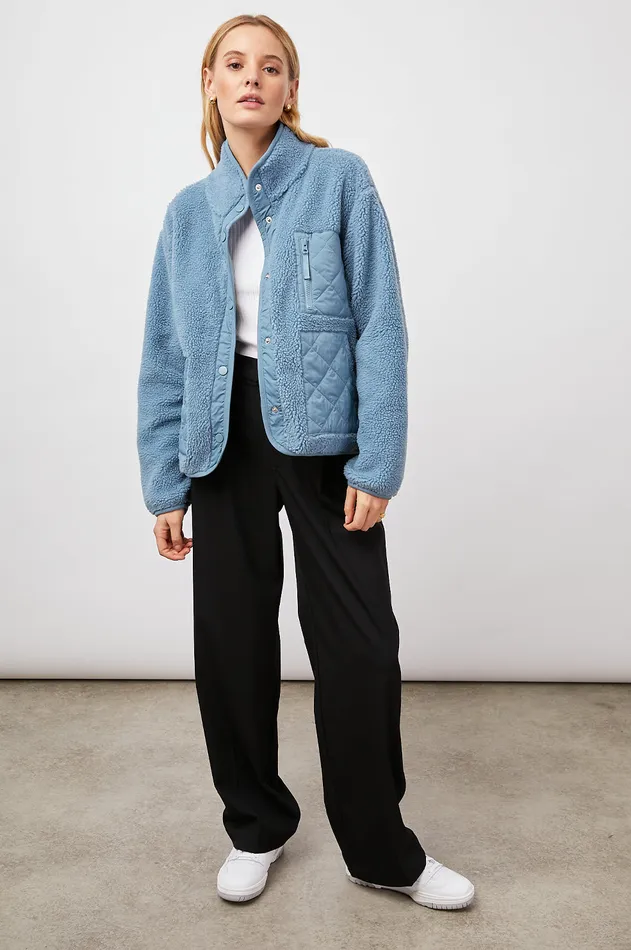 Jackets and Coats Women Rails Lorna Jacket Steel Blue
