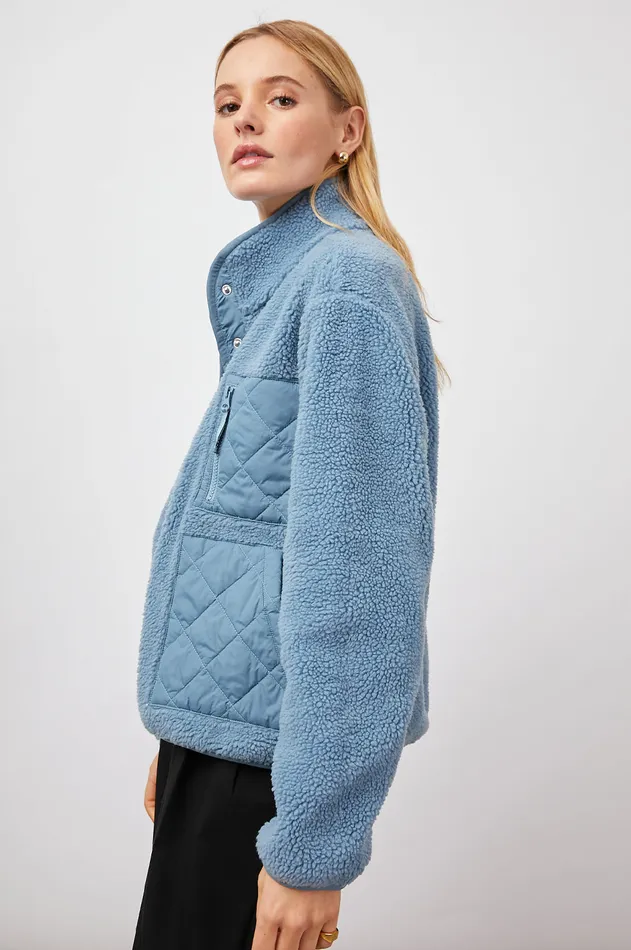 Jackets and Coats Women Rails Lorna Jacket Steel Blue
