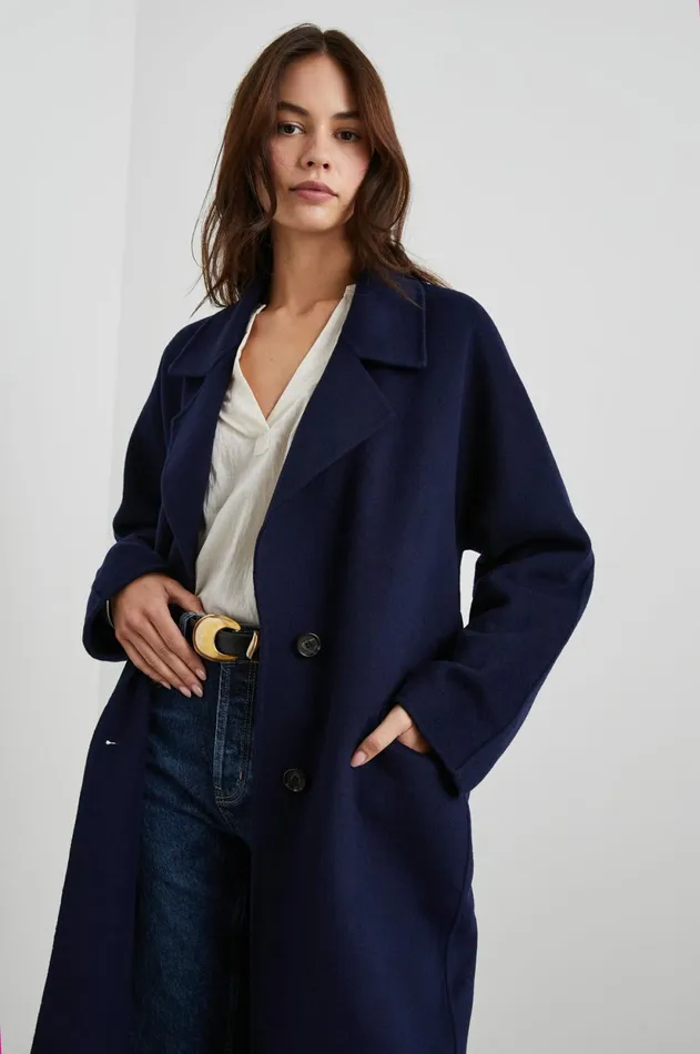 Jackets and Coats Women Rails Marta Coat Navy