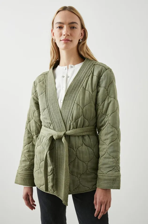 Jackets and Coats Women Rails Monterey Jacket Washed Olive