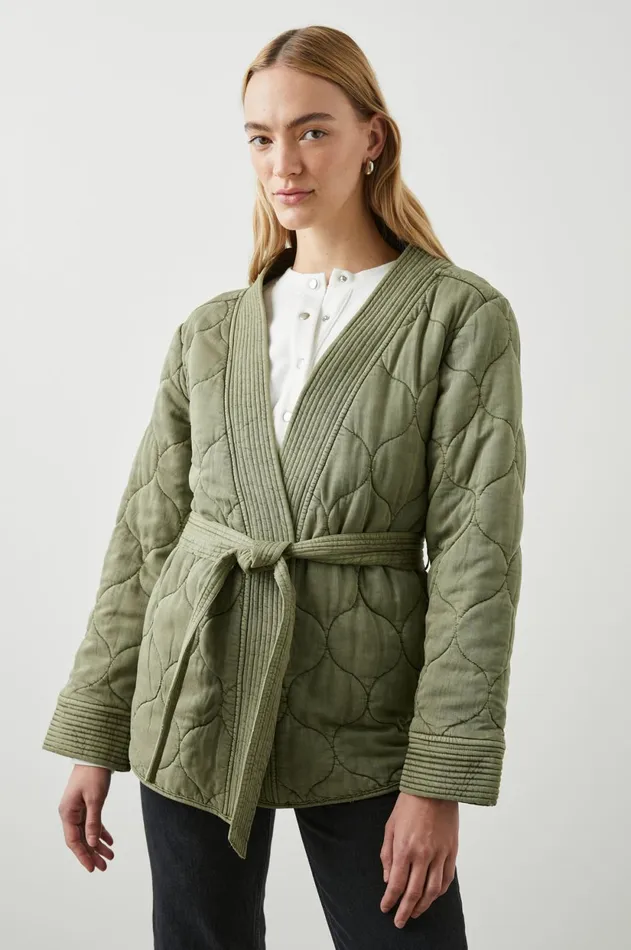 Jackets and Coats Women Rails Monterey Jacket Washed Olive