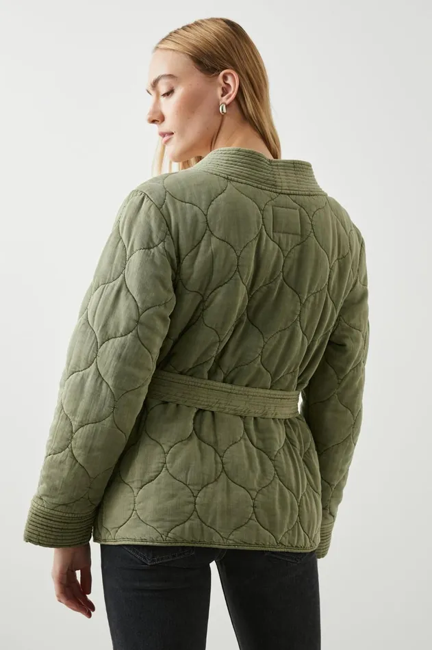 Jackets and Coats Women Rails Monterey Jacket Washed Olive