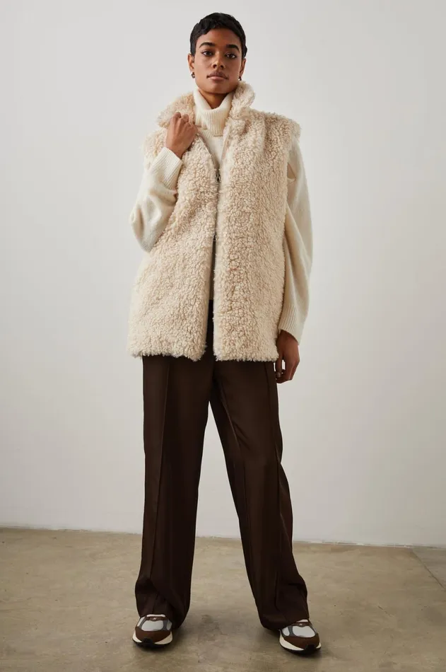 Jackets and Coats Women Rails Orion Vest Ivory