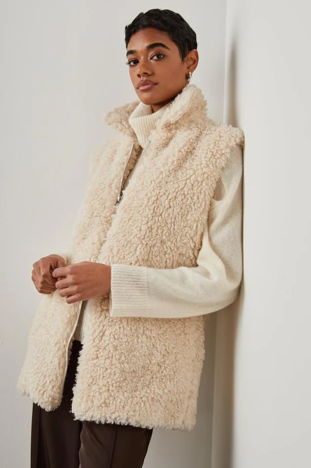 Jackets and Coats Women Rails Orion Vest Ivory