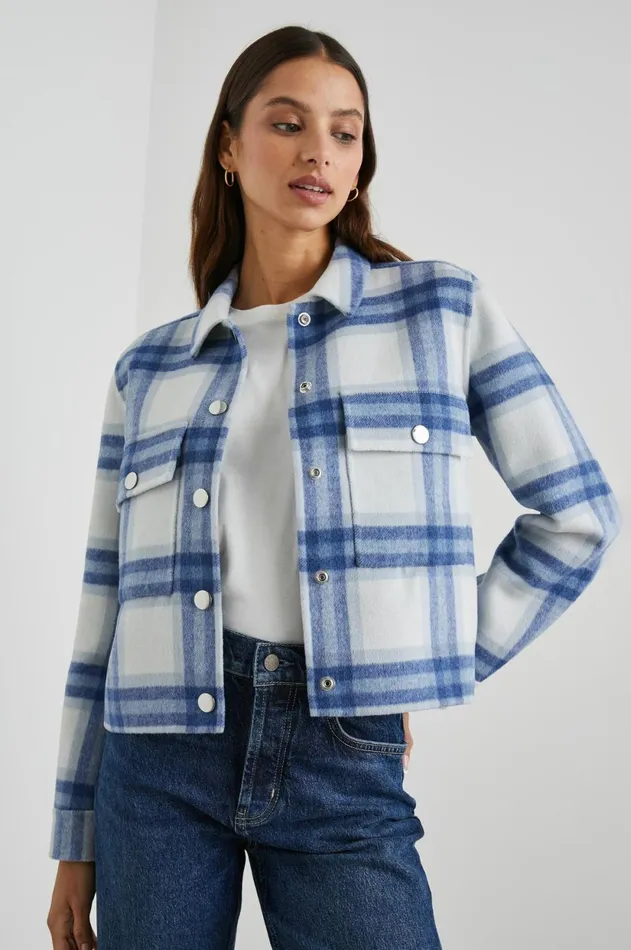 Jackets and Coats Women Rails Steffi Jacket Ivory Bay