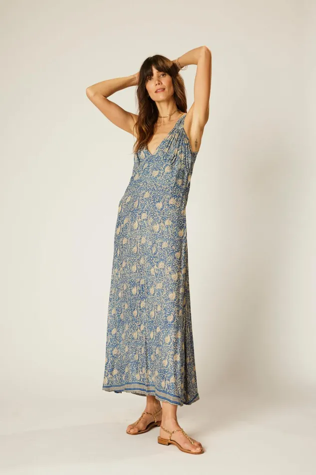 Jackie Dress Water Lily Blue Women Natalie Martin Dresses