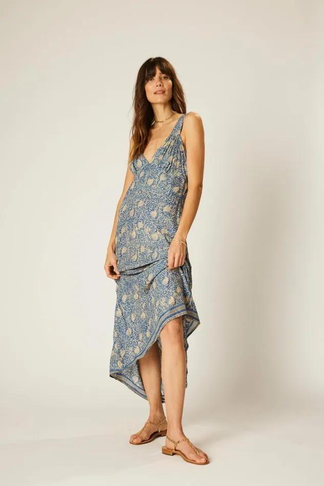 Jackie Dress Water Lily Blue Women Natalie Martin Dresses