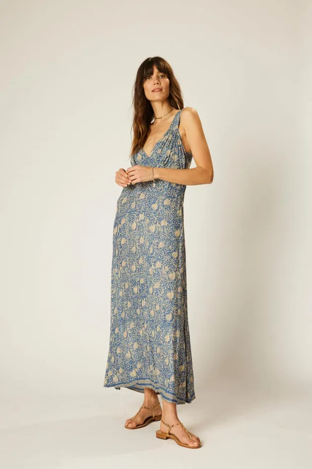 Jackie Dress Water Lily Blue Women Natalie Martin Dresses