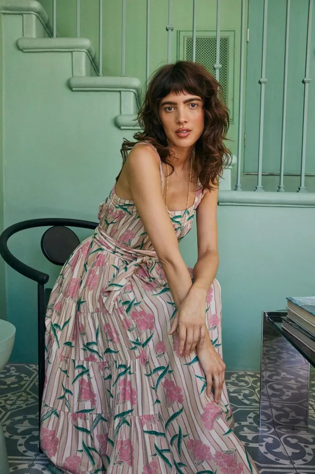 Jasmine Maxi Chamomile Rose Women Natalie Martin Dresses