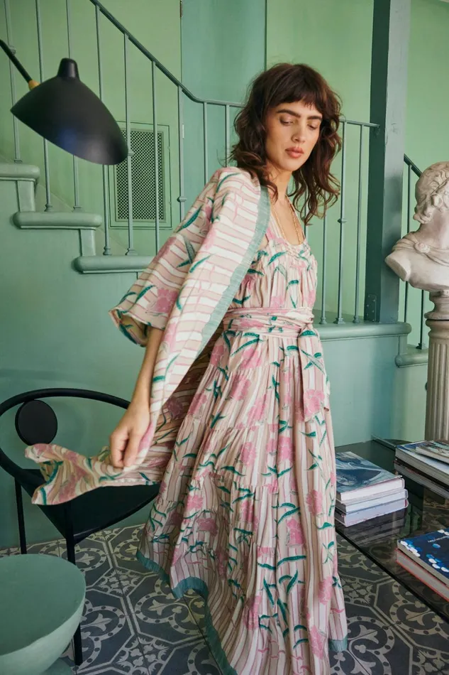 Jasmine Maxi Chamomile Rose Women Natalie Martin Dresses