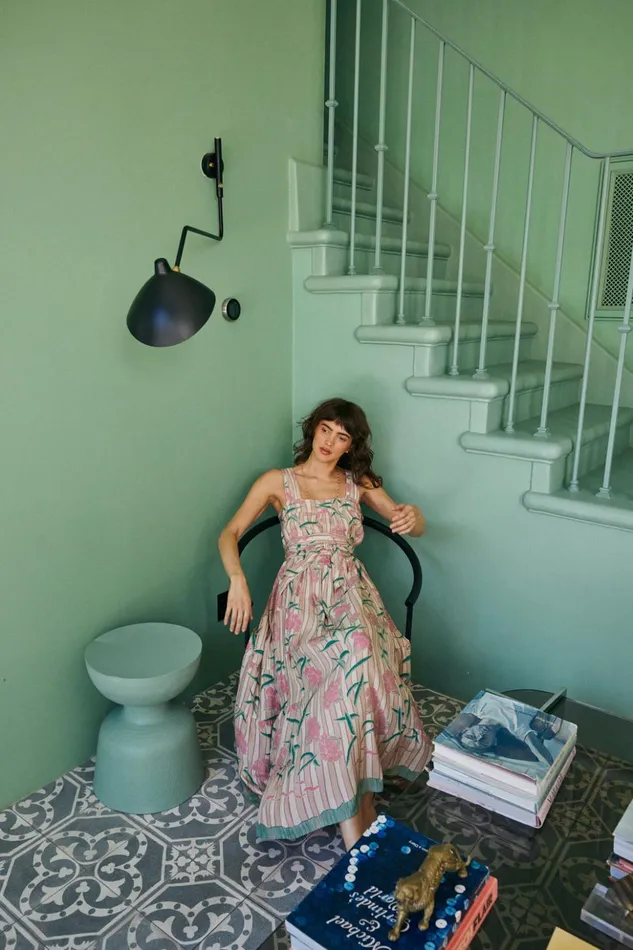 Jasmine Maxi Chamomile Rose Women Natalie Martin Dresses