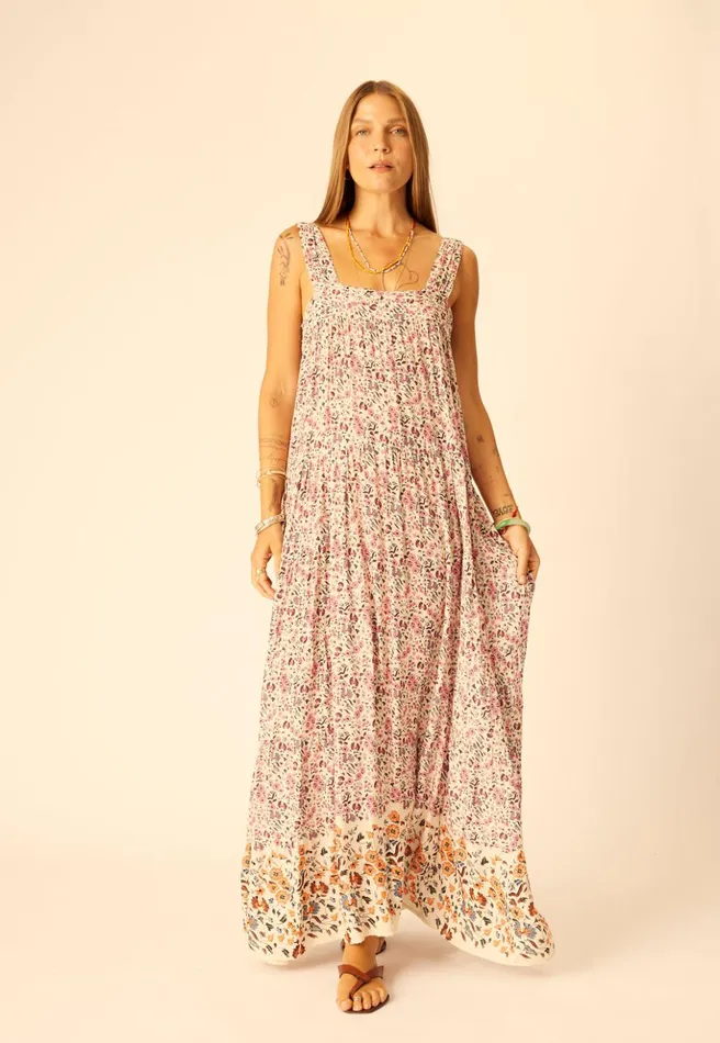 Jasmine Maxi Petite Fleur Rose Women Natalie Martin Dresses