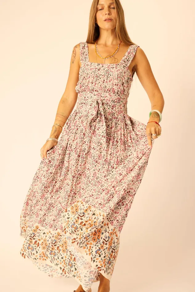 Jasmine Maxi Petite Fleur Rose Women Natalie Martin Dresses