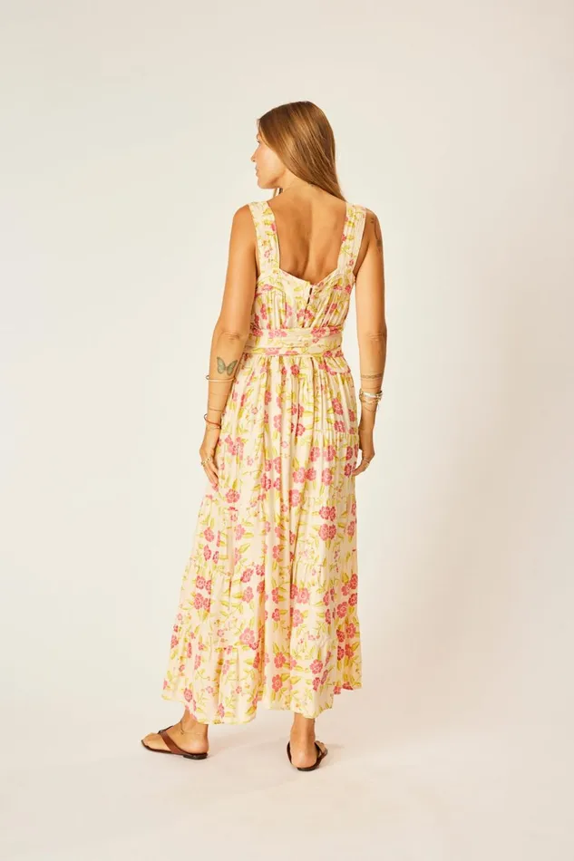 Jasmine Maxi Prairie Dusty Crimson Women Natalie Martin Dresses