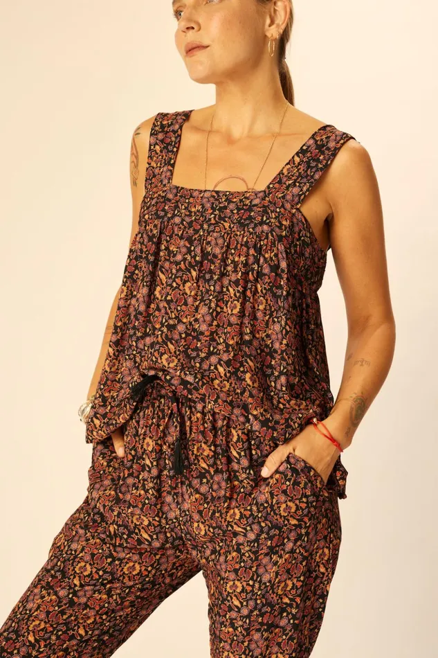 Jasmine Top Petite Fleur Noire Women Natalie Martin Tops