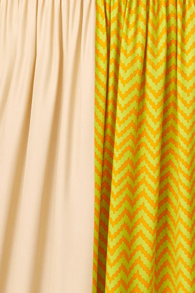 Jasper Short Block Zigzag Tangerine Women Natalie Martin Bottoms