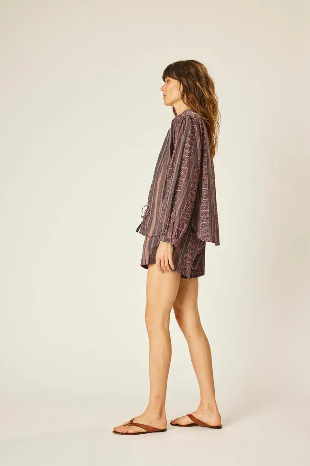 Jasper Short Paisley Stripe Heather Women Natalie Martin Bottoms