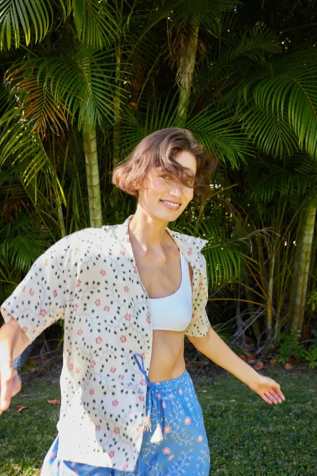 Jasper Short Pinwheel Denim Women Natalie Martin Bottoms