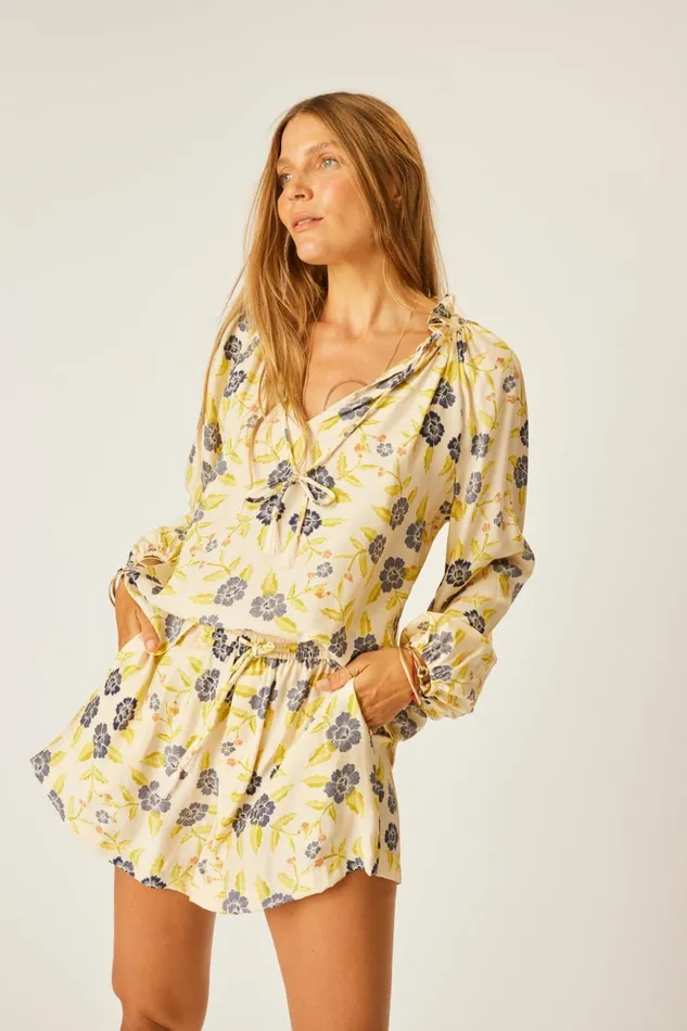 Jasper Short Prairie Indigo Women Natalie Martin Bottoms