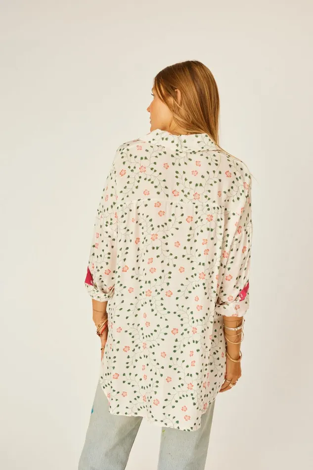 Jennifer Shirt Pinwheel Cotton Women Natalie Martin Tops