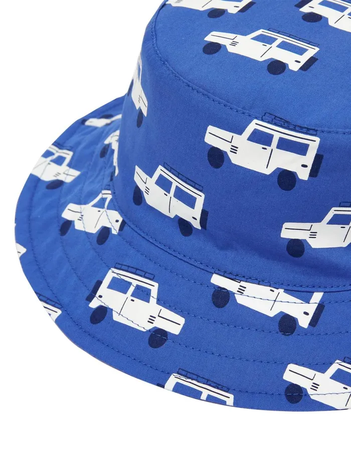 Joules Accessories Girls Blue Brit Printed Sun Hat