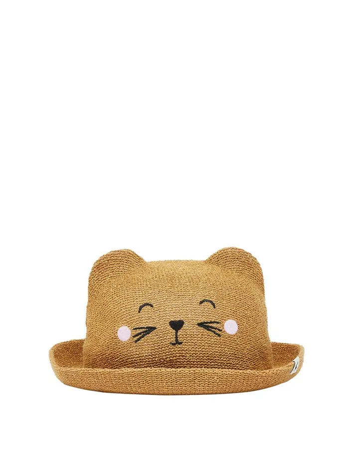Joules Accessories Girls Brown Character Hat