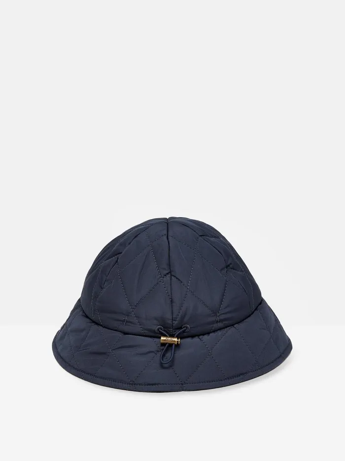 Joules Accessories Girls Navy Quilted Bucket Hat