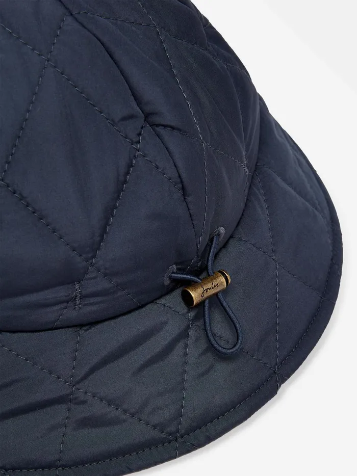 Joules Accessories Girls Navy Quilted Bucket Hat