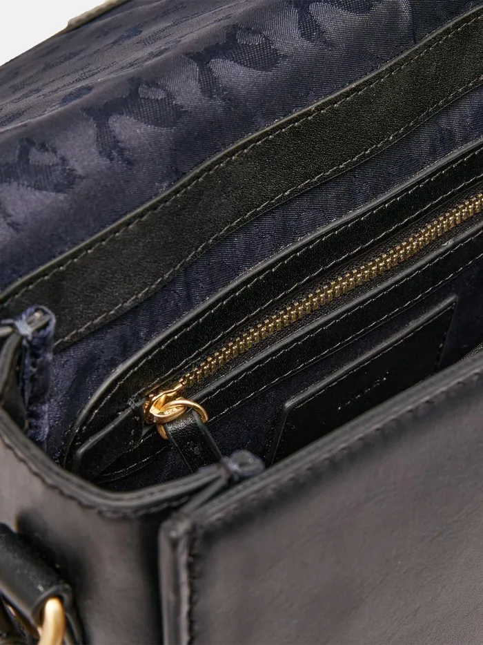 Joules Bags Women Black Soft Leather Cross Body Bag